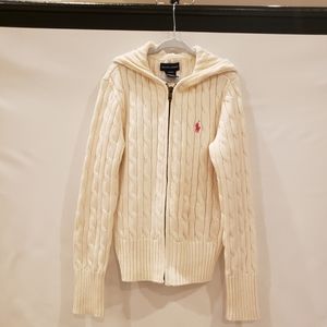 Ralph Lauren Girls' Hooded Cardigan